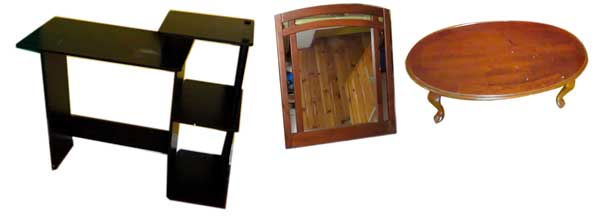 Muebles modernos pero poco durables